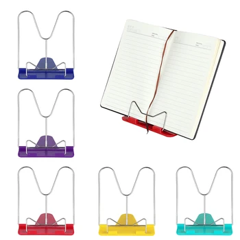 

1PC Portable Foldable Reading Adjustable Angle Reading Book Stand Document Holder Bookends Book Organizer