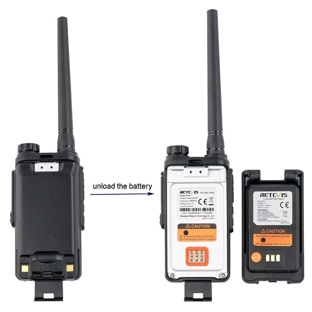 RETEVIS RT647/RT47 Walkie Talkie IP67 Водонепроницаемый PMR446 FRS радио Comunicador VOX TOT двухстороннее радио портативный приемопередатчик