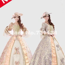 Благородный Королевский дворец Марии Антуанетты Civil War Средневековый Ренессанс Викторианский бальный костюм бальное платье Южной Белль