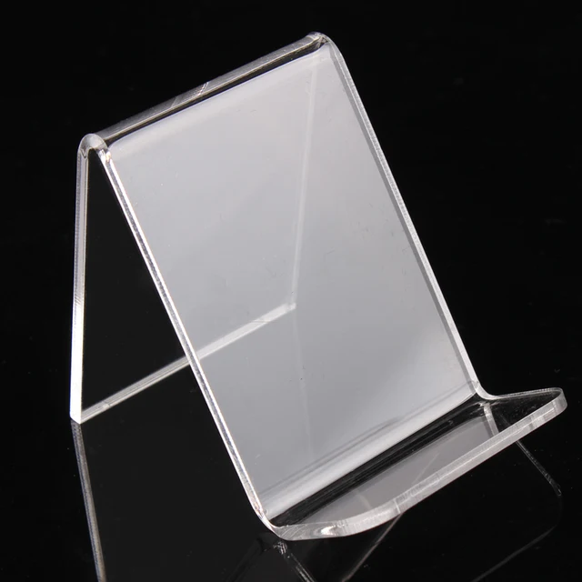 Cellphone display shelf commodity shelf clear acrylic wallets show
