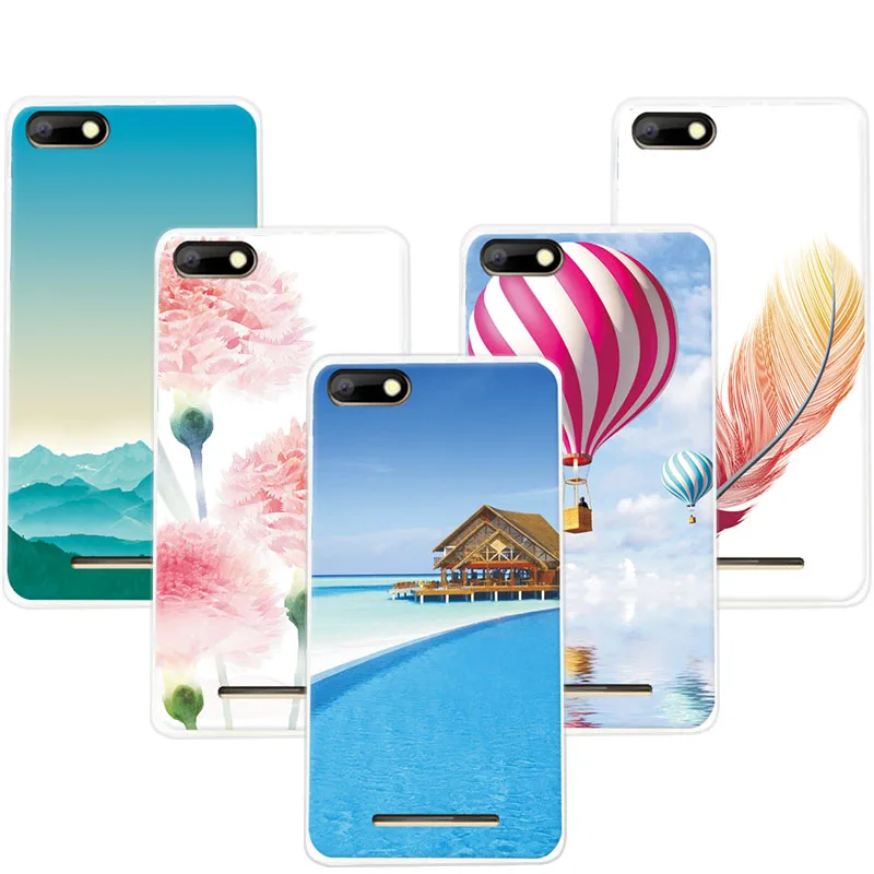 

Exotic Natural Landscape Soft TPU Phone Case For BQ Strike BQS-5020 Cover Silicone Flowers For BQ Strike BQS 5020 5" Inch Fundas