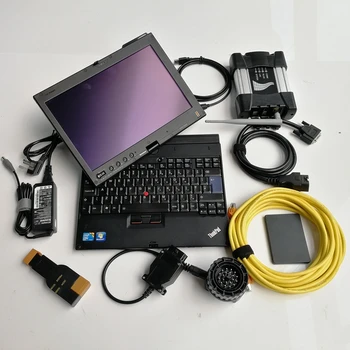 

Auto Repair Diagnostic tool Used Laptop thinkpad X200t 4G+720GB SSD with V06/2020 software+for BMW wifi ICOM next A2+B+C