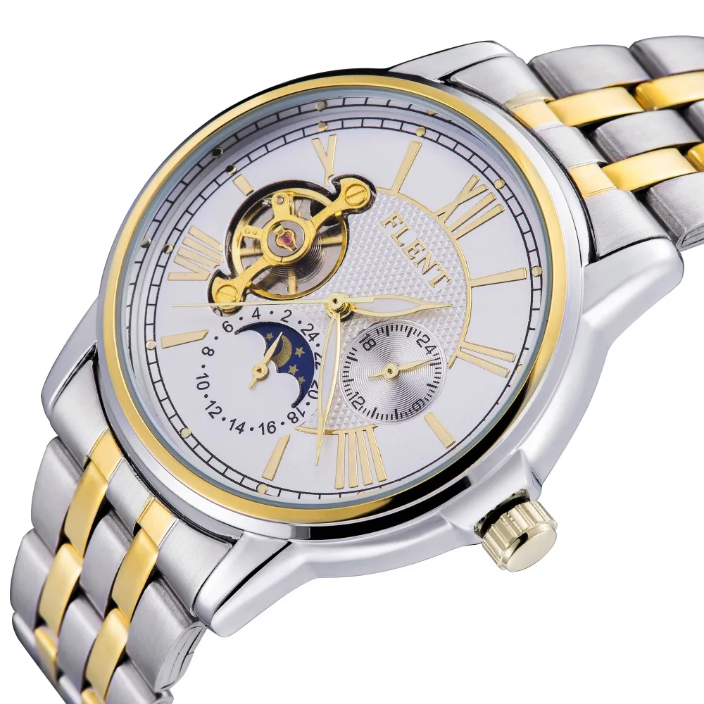 Luxury Brand Men Full Steel Watch, Automatic Self Winding Watch, Japanese  Movement Stainless Steel Mechanical Watch - Mechanical Wristwatches -  AliExpress