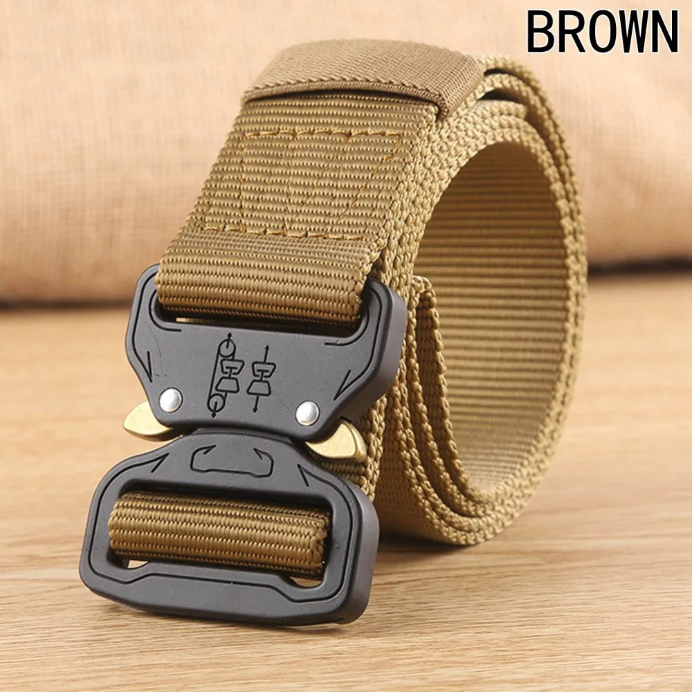 11Tactical Gear Heavy Duty Belt Fashion Hot Cobra Nylon Metal Buckle Patrol Waist Adjustable Belt Tactical Hunting Accessories