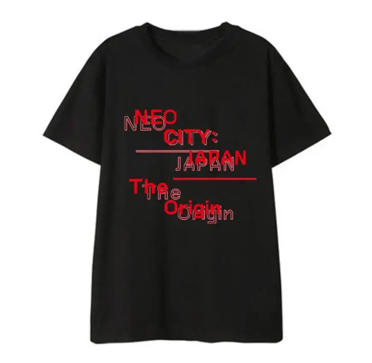 Новое поступление kpop nct 127 nct127 neo city концерт Япония одинаковая печать футболка с