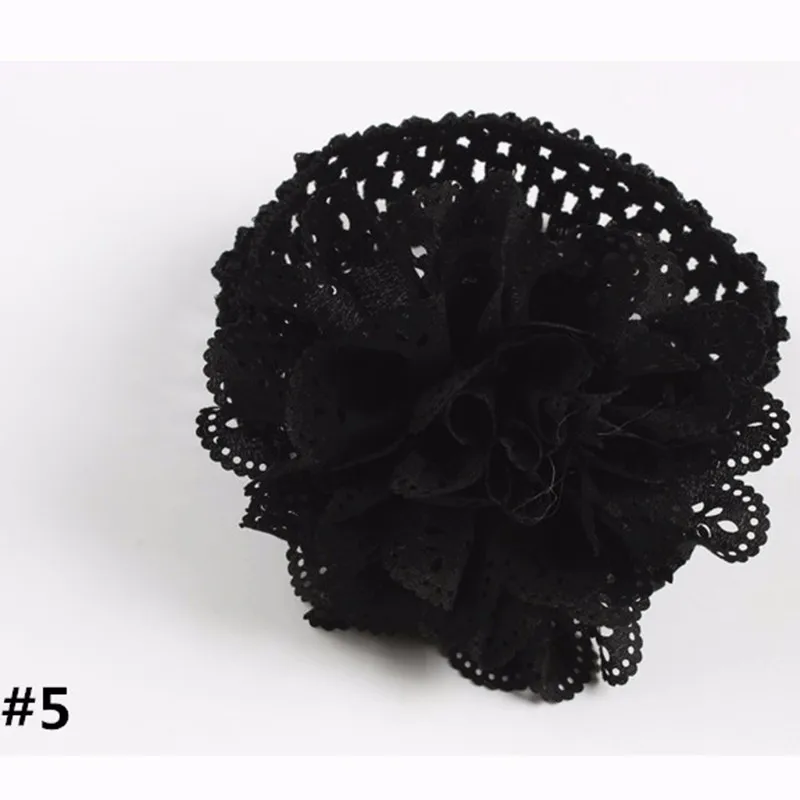 Knitted Girl Headbands New Head Rope Hollow Flower Belt Princess Hair Band 2016 Kids Hairband Baby Hair Accesories Free Shipping (4)