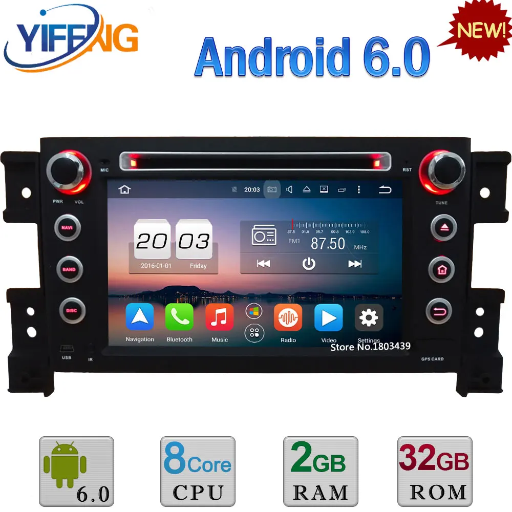 7 WiFi Octa Core PX5 2GB RAM Android 6 0 DAB 3G 4G 32GB ROM AUX