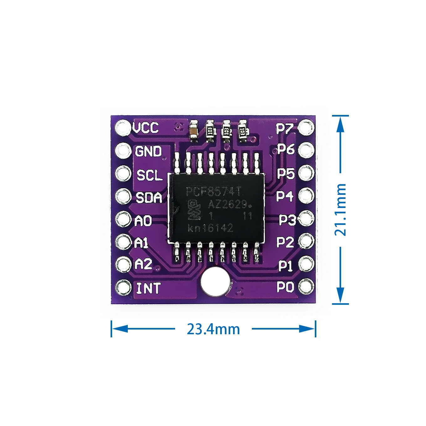 1 шт. PCF8574T I/O igc порт интерфейс Поддержка каскадные Расширенный модуль