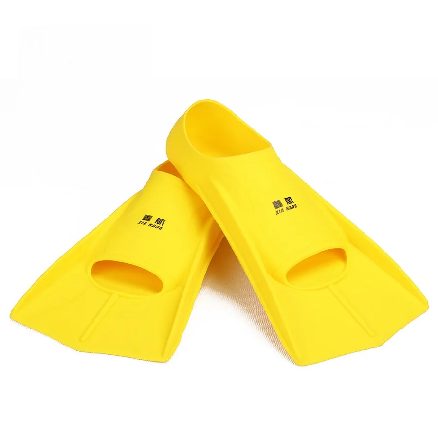 Пара плавников для плавания, силиконовые плавники для подводного плавания, подводные ласты, для мужчин, женщин, детей, тренировочные ласты, гибкие Погружные Ласты для обуви - Цвет: yellow