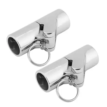 

1Pcs Marine Stainless Steel Folding Swivel Coupling Tube Pipe Connector Boat Hardware Fitting Durable Parts