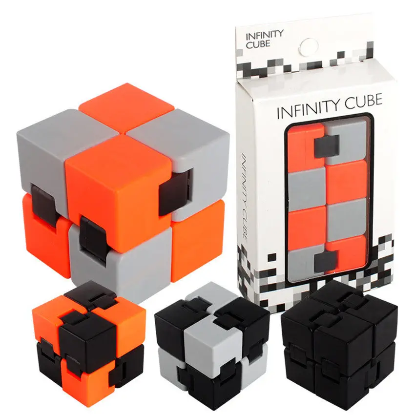 

2017 New Infinity Cube Fidget Cube Novelty Antistress Infinite Kids Adults Decompression Toy for Autism&ADHD Anti Stress Gift