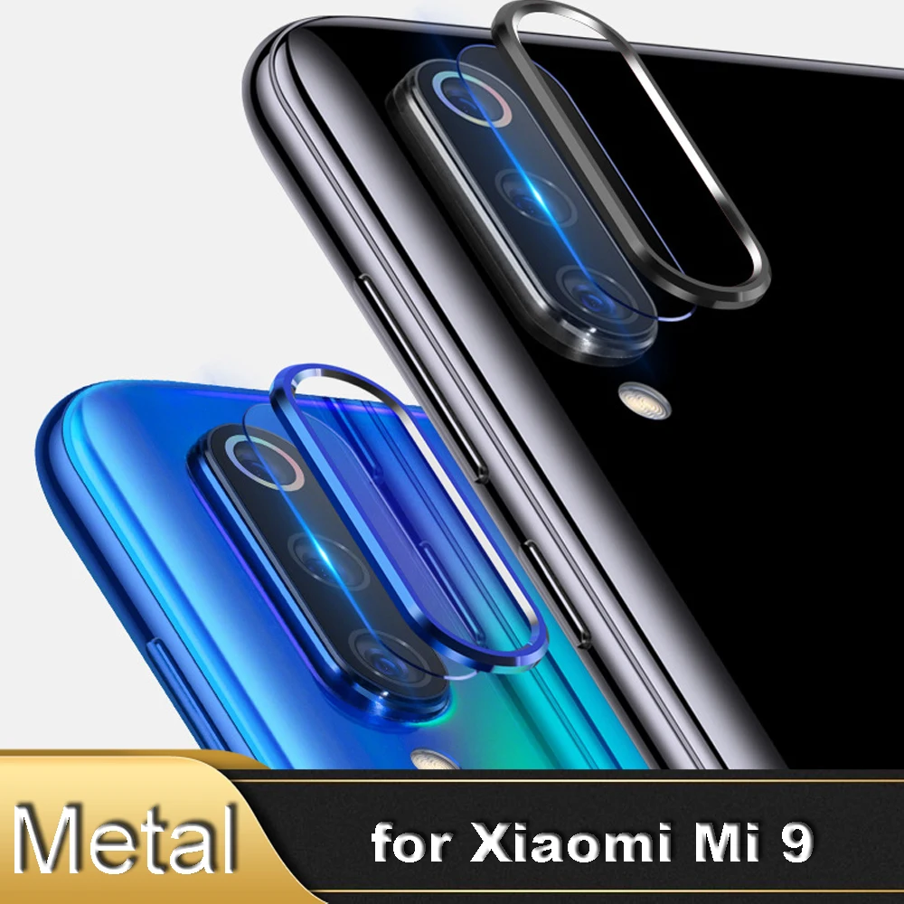 

Tempered Camera Glass for Xiaomi Mi 9 SE Glass Back Lens Glass Film Protection Aluminum Metal Ring Protective Ring for Xiaomi 9