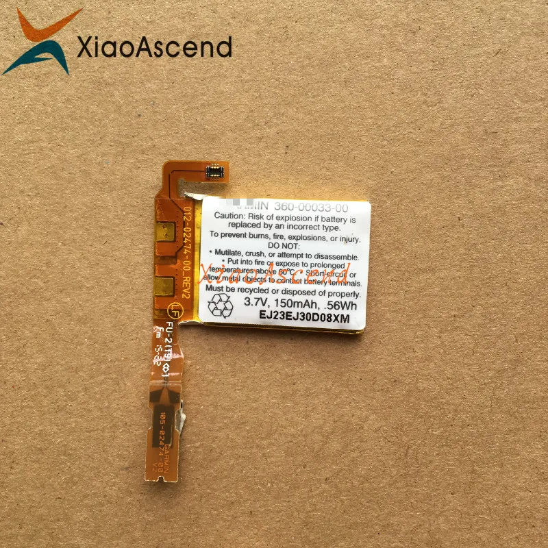 

Replacement Battery 3.7V 150mAh for Garmin ViVOACTIVE Smartwatch Li-ion Rechargeable Battery 360-00033-00