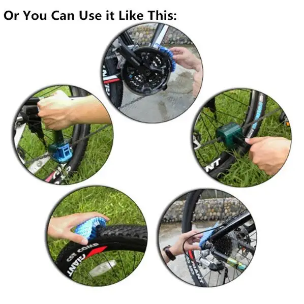 WEST BIKING многофункциональная велосипедная цепь очиститель велосипедная машина велосипедный инструмент для чистки цепей наборы, скруббер моющий инструмент