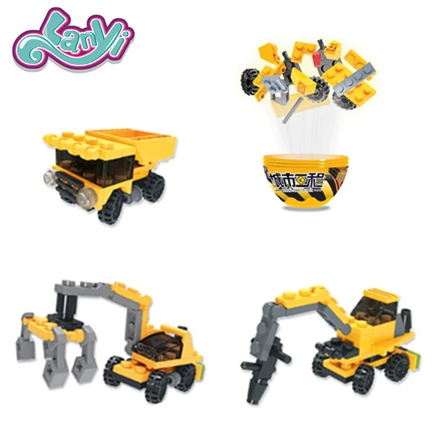Lanyitoys Engineering cars 12 in 1 Legoing Model Building Blocks legoeds Toy Kit DIY assembled spell insert block Gift For Boys Lanyitoys Engineering cars 12 in 1 Legoing Model Building Blocks legoeds Toy Kit DIY assembled spell insert block Gift For Boys