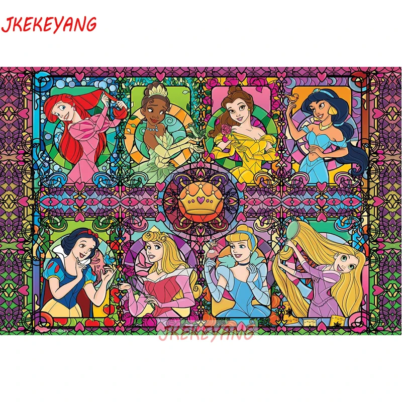 

5D DIY square round Diamond Painting cartoon Princesses Cross Stitch Diamond Embroidery Pattern Rhinestone Home Decor J0420