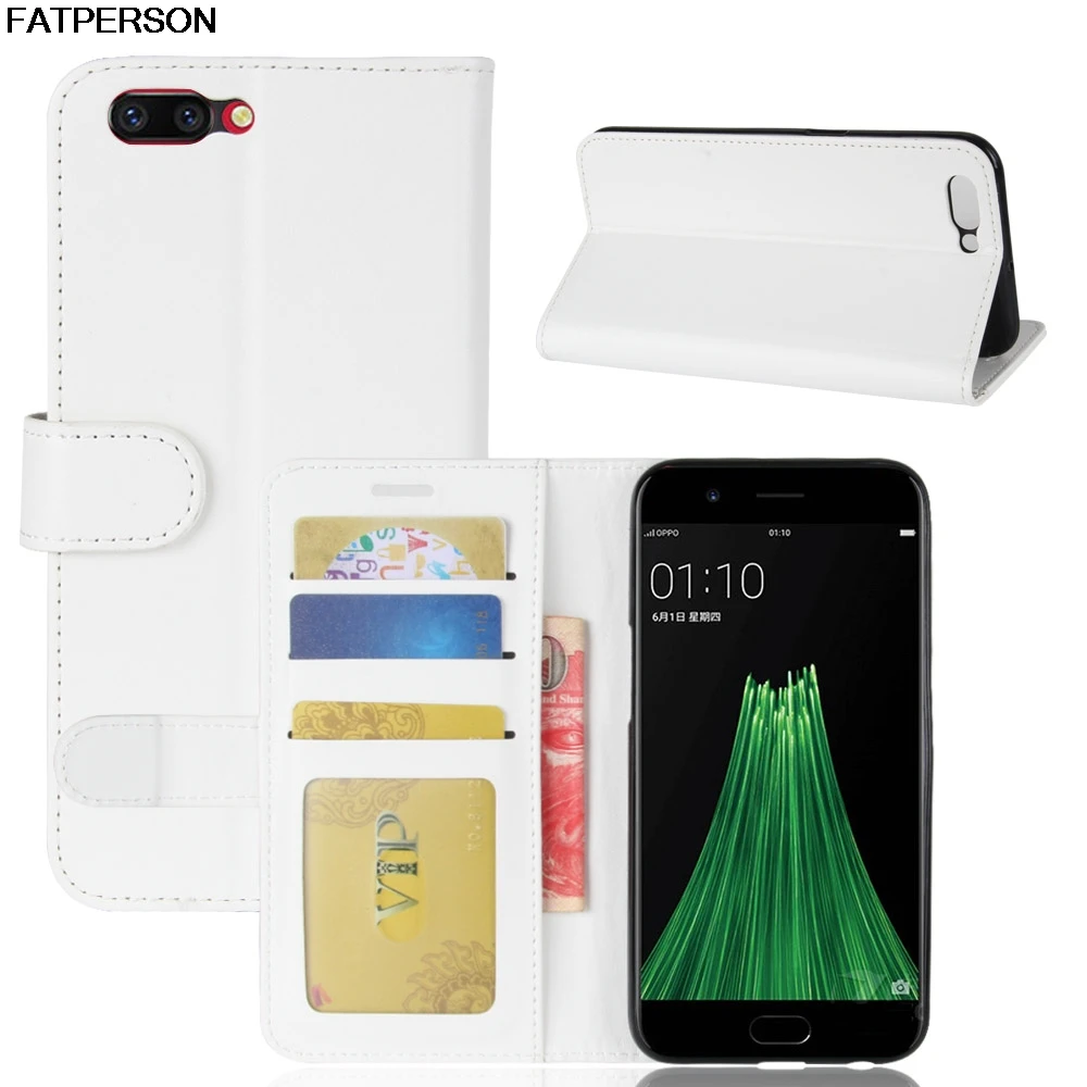 

Leather Phone case For OPPO R11 Luxury PU Phone Bracket Soft Wallet Smart cover For OPPO R11 case 5.5 inch Multi-function