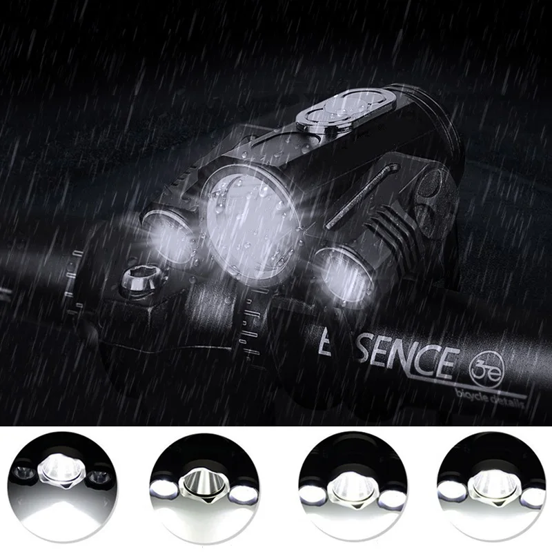 

Bycicle front Light 10000LM 3xT6 LED Bicycle Light Bike Lamp Headlight with Tail Light Night Riding Safety Accessories