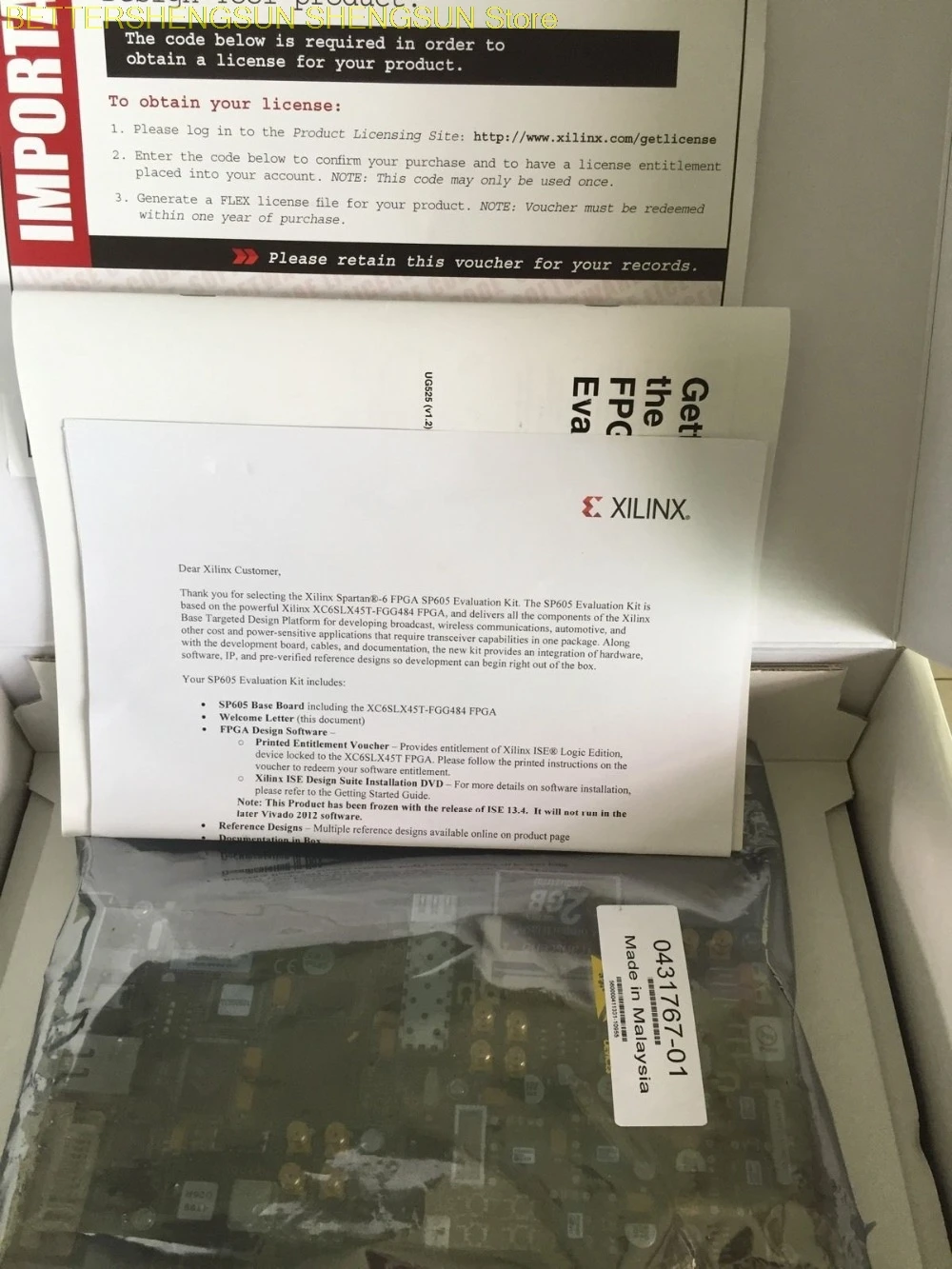 XILINX FPGA развитию Spartan 6 оригинальный EK S6 SP605 G PCIe ГПП FMC SMA|Датчик ABS| |
