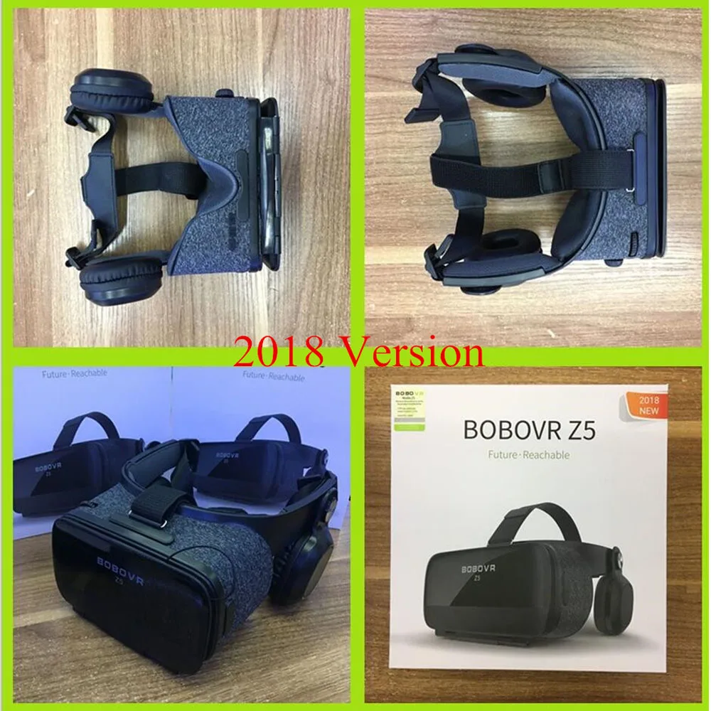 Очки виртуальной реальности BOBOVR Z5 3D картонный шлем 120 FOV виртуальной реальности Vr Очки виртуальной реальности Vr коробка очки Android картона стерео гарнитура Vr коробка для 4,7-6," чехол телефона