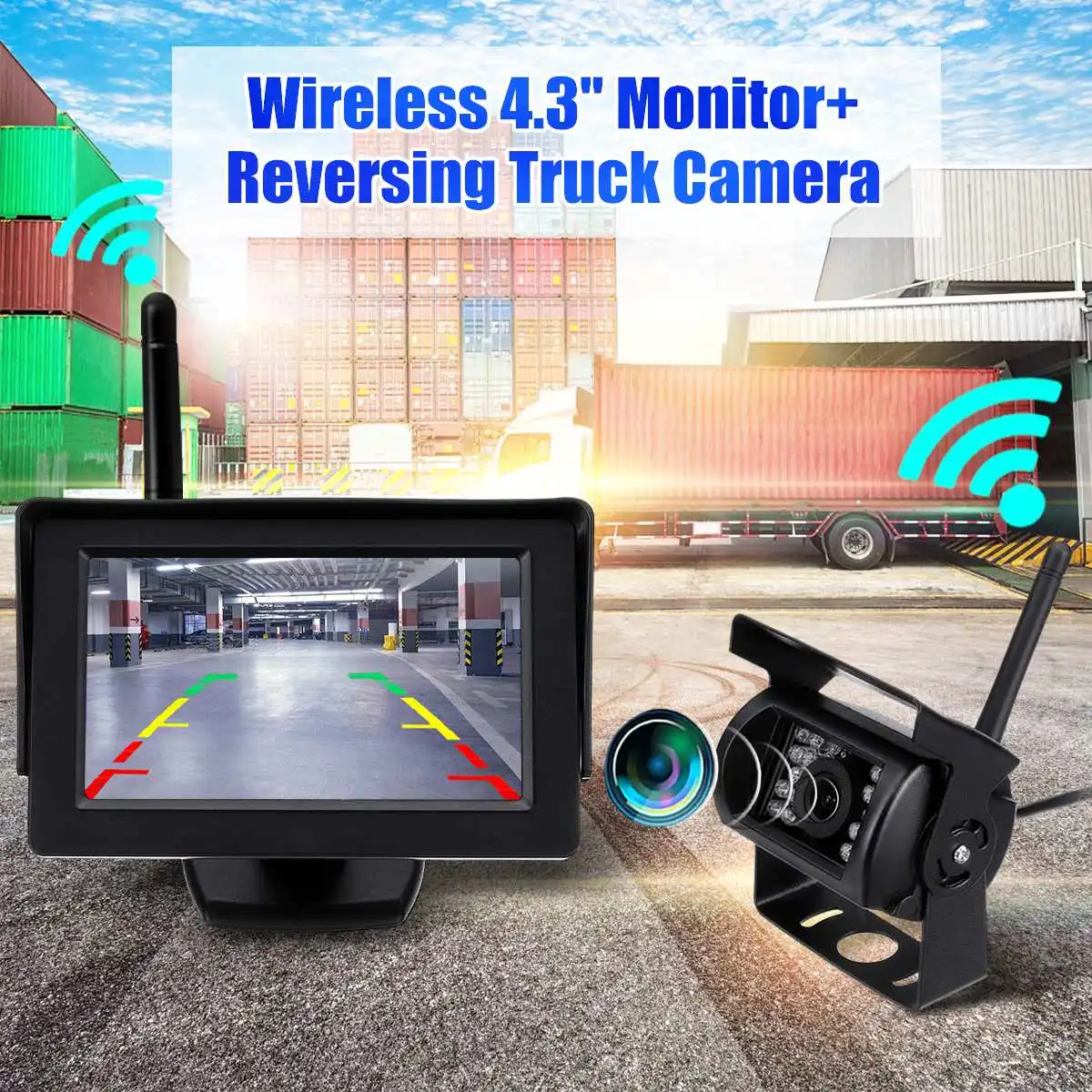 Rear View Backup Camera Night Vision System 4 Camera For Car