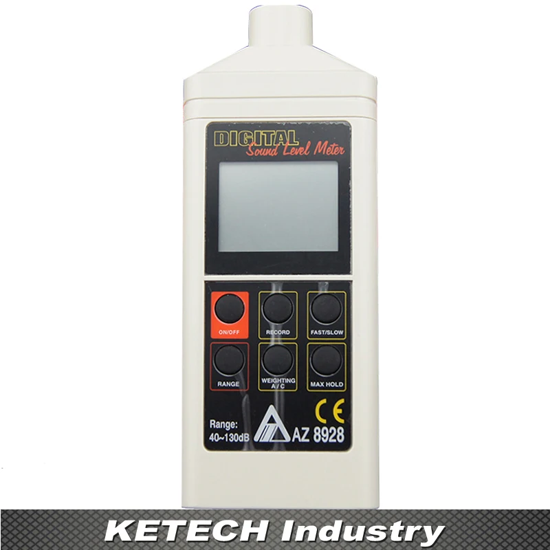 AZ8928 Digital Sound Level Meter Measuring Range 40 130dB Digital Noise