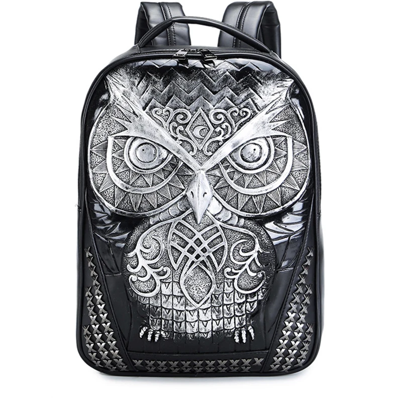 

3D Animal Print Backpacks Hydration Backpack For Teen Rucksack Leather Fashion Large Caspacity Laptop Bagpack Unisex Mochila