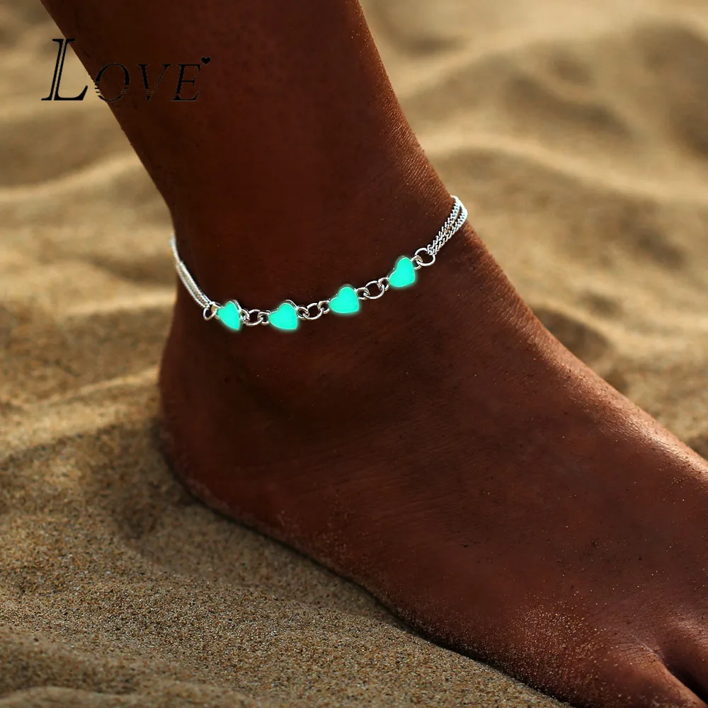 2 Pcs/ Set Anklets for Women Shell Foot Jewelry Summer Beach Barefoot Bracelet Ankle on leg