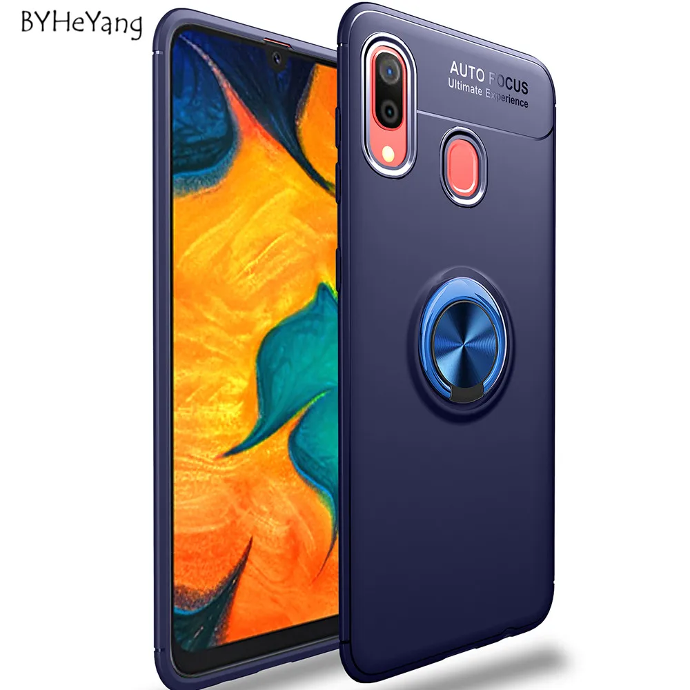 Чехол для Samsung Galaxy A40 чехол A405 автомобильный держатель мягкий силиконовый с