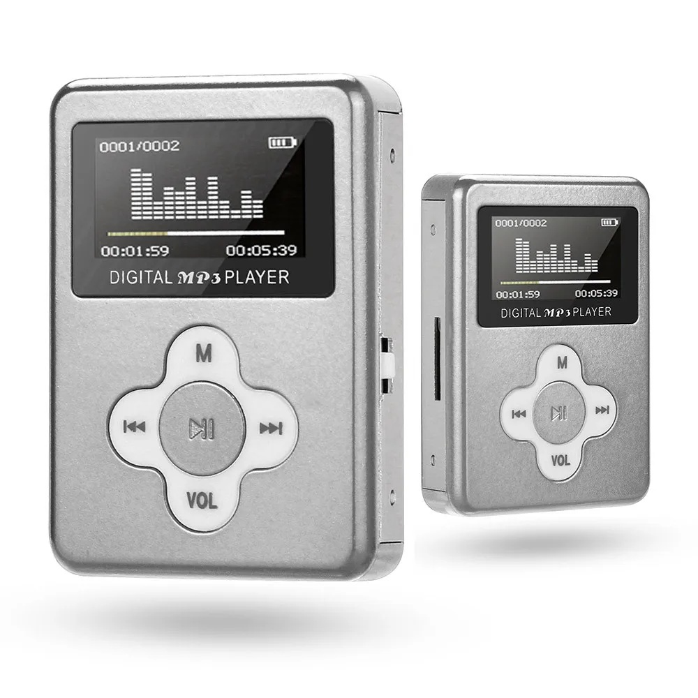 Usb мини HiFi музыкальный плеер MP3 walkman воспроизводитель металлический MP3 плеер с ЖК-экраном Поддержка 32 ГБ Micro SD TF карта дропшиппинг