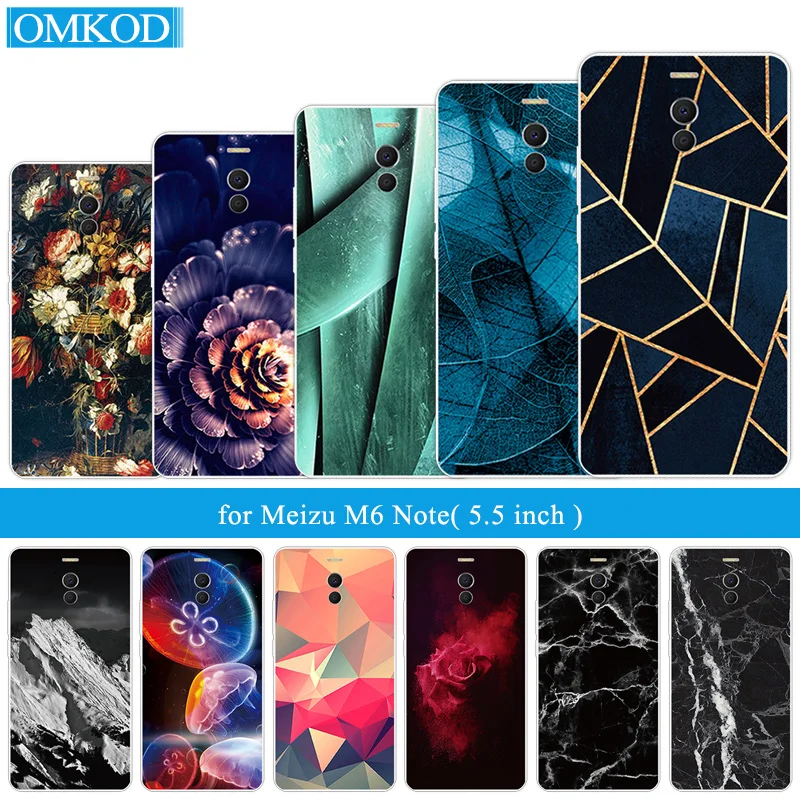 

For Meizu M6 Note/Blue Charm Note 6 Note6 Soft TPU Silicone Phone Case 5.5 inch for Meizu M6 Note Luxury Clear Rhombus Fundas