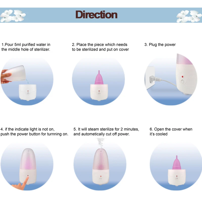 STEAM STERILIZER direction