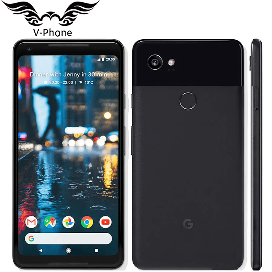 EU Version Google Pixel 2 XL 6.0'' Octa Core Single sim 4G LTE Original New Android phone 4GB RAM 64GB 128GB ROM EU Smartphone