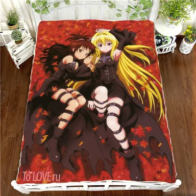 Аниме Манга To Love Ru простыня 150*200 см простыня 004 - Цвет: Светло-желтый