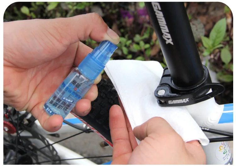 Top CYLION Bike Cleaner Tissue / Floss Line Cleaning Kit For Bike Portable Bicycle Cleaning Tools For Chain Flyweeel Bicycle Cleaner 13
