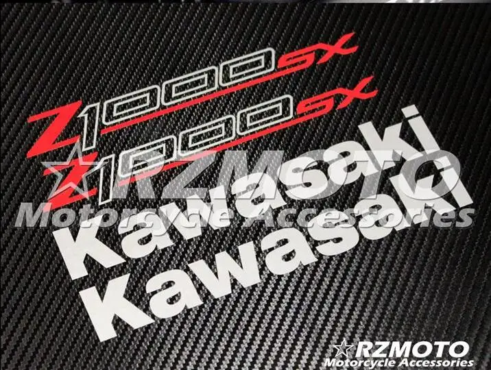 Наклейки на мотоцикл обтекатель логотип Z1000SX 2011- Ace kits № 00172