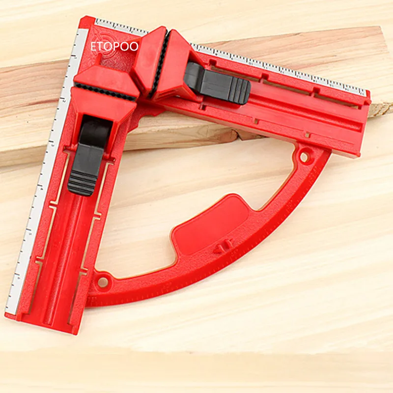 Adjustable 90 Degree Angle Clamp Right Angle Clip Plastic Corner Wooden Clamp Picture Frame Carpentry Clamps for Woodworking