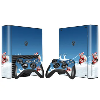 

Santa Design Vinyl Skin Sticker Protector for Microsoft Xbox 360 E and 2 controller skins Sticker