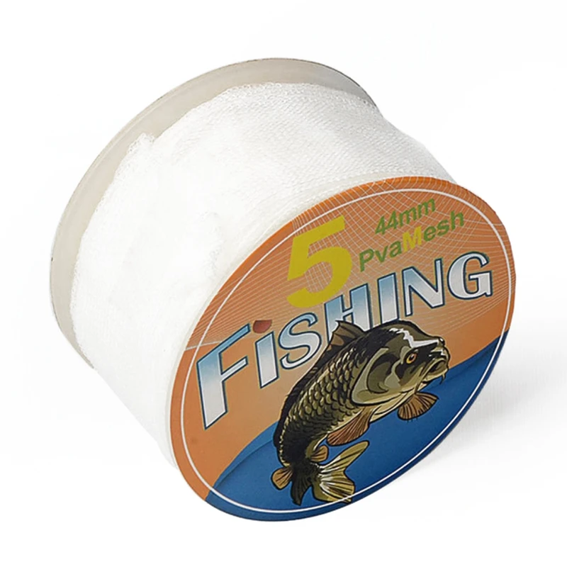 

Fishing Accessories 1PC New 5M PVA Mesh 44mm Refill Carp Fishing Stocking Boilie Rig Bait Bags