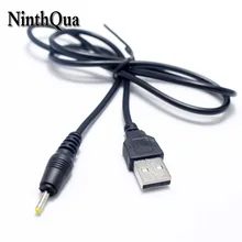 5 шт. 80 см USB порт 4,0x1,7 мм 9 В DC бочонок Jack разъем питания кабель черный для Светодиодный колонки-лампы Bluetooth гарнитура и т. д