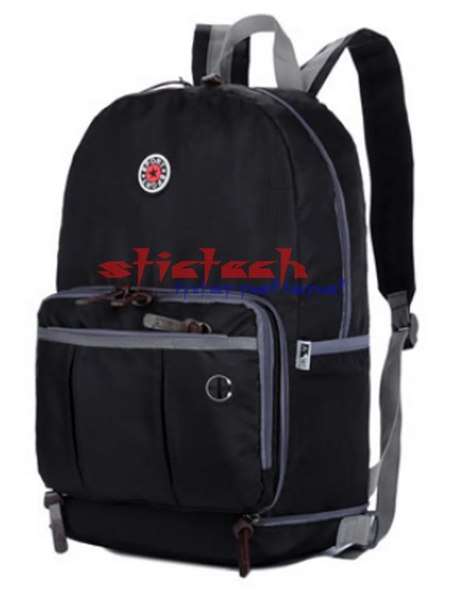 Frauen orange Ems Tasche Durch heißes Tag Schwarzes Falten Mädchen Stücke Dhl Schultasche Rucksack 20 purpurrot Wasserdicht Pack Casual Rosa Oder Nylon grün blau Tragbare Ra8xwa