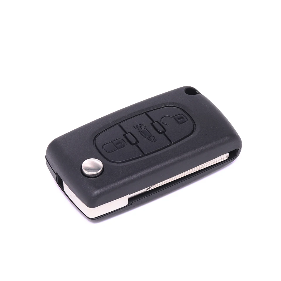 3 кнопки дистанционного ключа автомобиля оболочки чехол Брелок для peugeot 207 208 307 308 408 для Citroen HU83 Blade CE0536