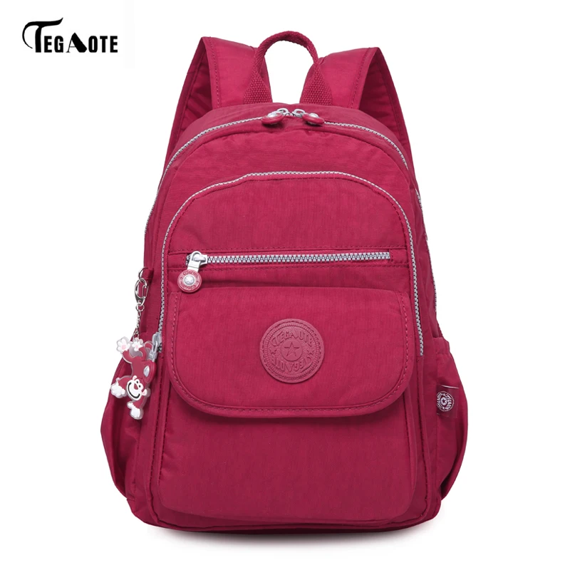 TEGAOTE Mochila Feminina Escolar, женский рюкзак для девочек-подростков, школьные сумки, Женский нейлоновый рюкзак для путешествий, для ноутбука, стильный рюкзак, Sac A Dos