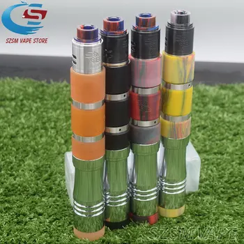 

Sob v2 kit Mechanical Mod Kit Double 18650 battery e-cigarette kit Mech Mod Vaporizer brass and resin Mod with sob RDA Atomizer