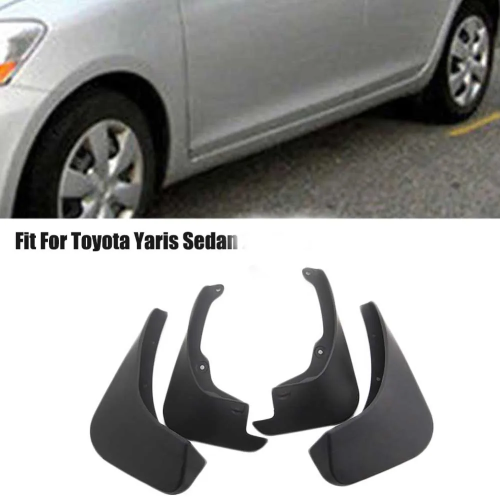 

4Pcs For Universal Toyota Yaris Sedan New Mud Flaps Splash Guards Car mudguards Fenders Splash Flaps Mudflap Dirt Guards #279158