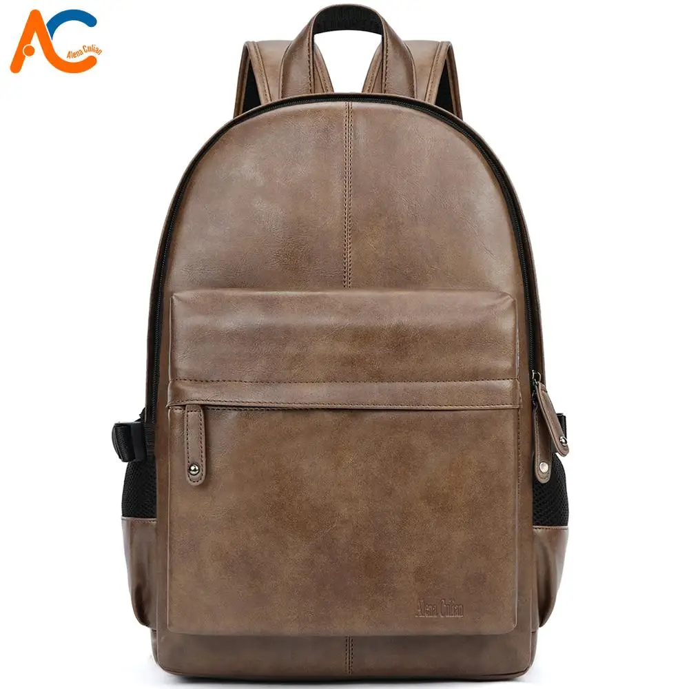 

Alena Culian New Fashion Men's Travel Backpack Large Capacity Teenager Male Mochila Back 15.6 inch Laptop Backpack For Men Bag