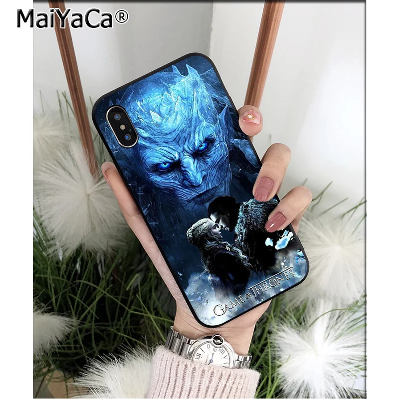 MaiYaCa Игра престолов Джон Сноу Дейенерис высококачественный чехол для телефона для Apple iPhone 8 7 6 6S Plus X XS MAX 5 5S SE XR - Цвет: A11
