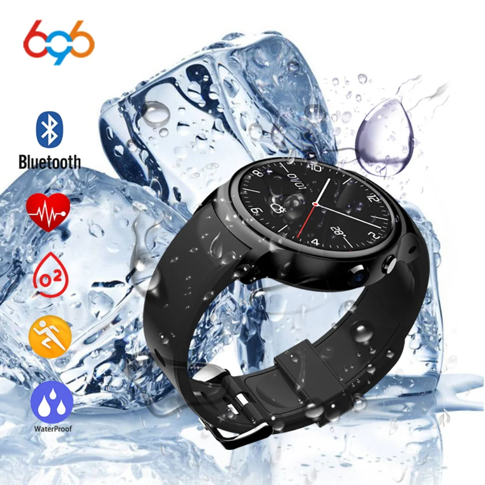 

696 Smart Watch i3 RAM 2GB ROM 16GB 2MP Camera Android 5.1 3G WIFI GPS Heart Rate Monitor Smartwatch For Android IOS Phone