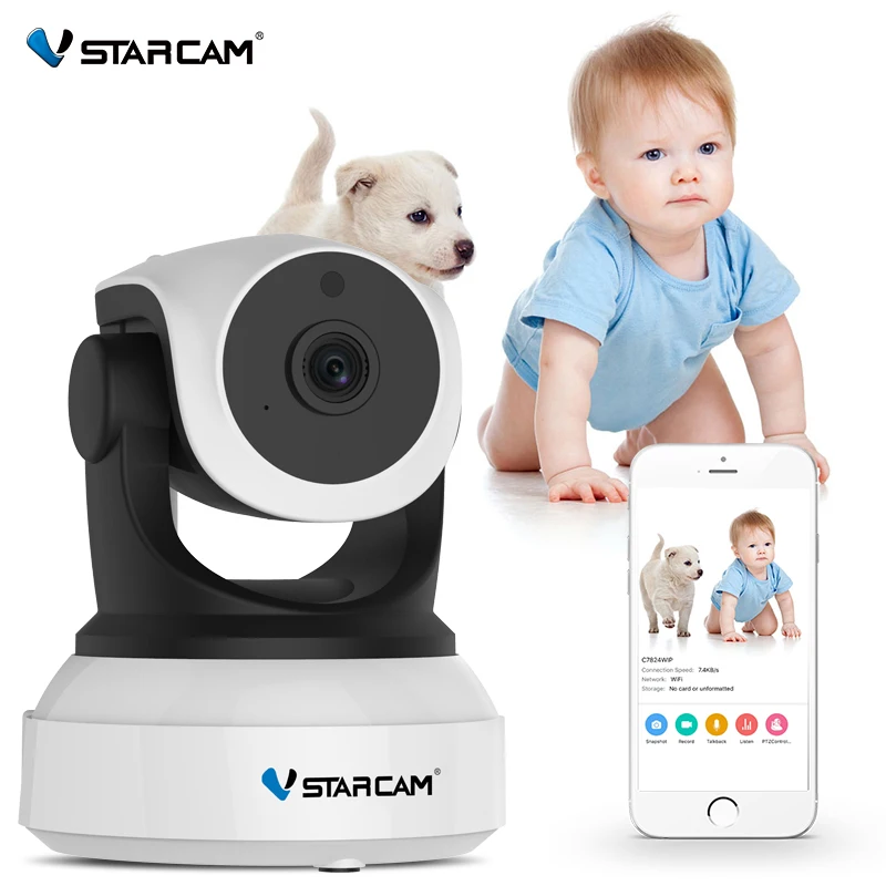 VStarcam 720P Wifi Security IP Camera Onvif IR Night Vision Audio Recording Surveillance Wireless HD IP