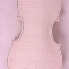 1 шт. 4/4 корпус скрипки Пламя клен русская ель Топ белая скрипка тело#2037
